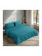 Beauty Home Quilt Single 160x230cm 1230 Petrol 1230PMMO-Petrol