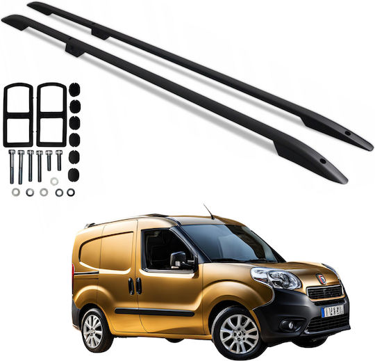 5K Parts Autodachträger Fiat Doblo Kurz Kleines Modell 2010-2022 Schwarze Robuste Langlebige