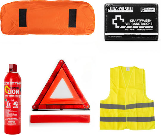 Mandatory Car Technical Inspection Safety Kit First Aid Kit Din 13164:2022