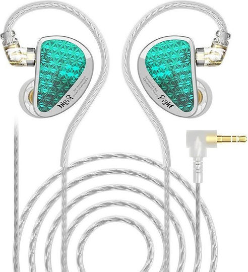 KZ Слушалки за ушите In Ear As16 Pro Без Микрофон Зелени