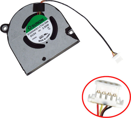 Laptop Fan Cpu Cooling Fan Acer Swift Go 14 Sfg14-71 N23c6 16 Sfg16-71 N23c7 5 Sf514-56t N21h2 Eg50040s1-ct40-s9a Eg50040s1-ct42-s9a Dc280015cs0 Hq2550040003a0 4pin Code 81680