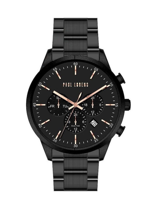 Paul Lorens Мъжки Часовник 42mm На Батерия с Че...