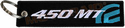 Keychain Logo Cfmoto 450mt Black White-Blue Keychain Logo Cfmoto 450mt Black White-Blue