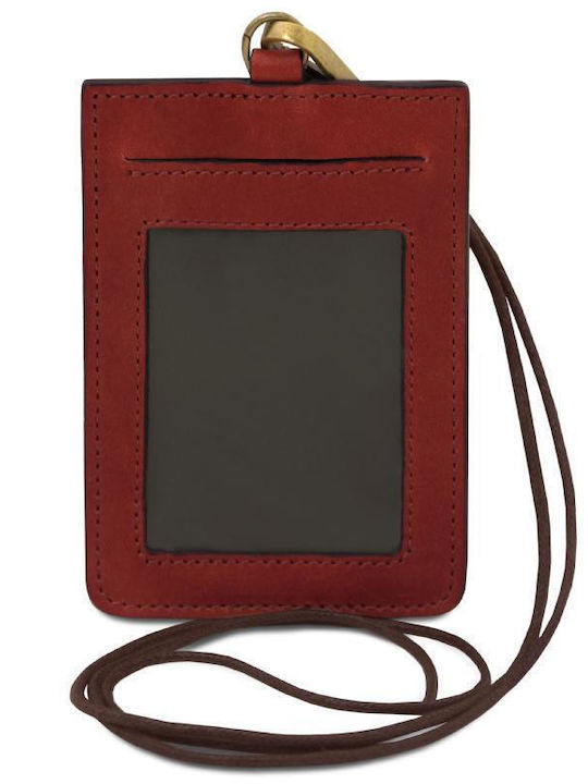 Tuscany Leather Leder Herrenbrieftasche Reise Rot