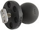 Ram Mounts Ram Track Ball Adapter Flaches Panelgröße B Mehrfarbig
