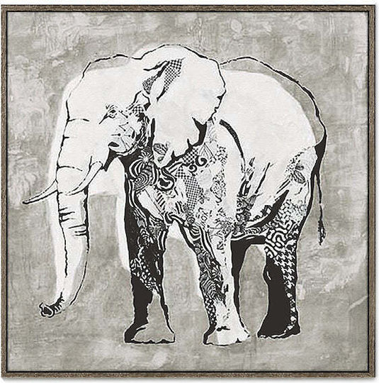Cadru Pânză „Impresie Puternică” 90x90cm