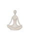 Decorative Figure Yoga White Gold 24.5cm Pieces