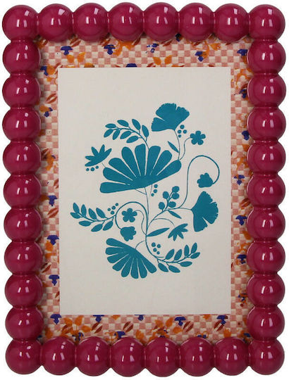 Polyresin Photo Frame With Purple Frame