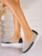 Women's Moccasins In Gray Colour