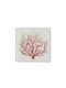 Coral Wall Deco Embossed Iron Coral Clr,45x45cm