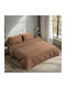 Beauty Home Duvet Cover Single 170x250 1230 1230PTHMO-Mocha Mocha