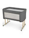 Inglesina Cradle with Mattress and Wheels Gray