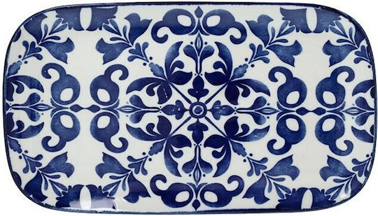 Tognana Piatelă De Servire Rectangulară Din Porțelan Albastră 30x17cm Tognana Piatelă De Servire Rectangulară Din Porțelan Albastră 30x17cm