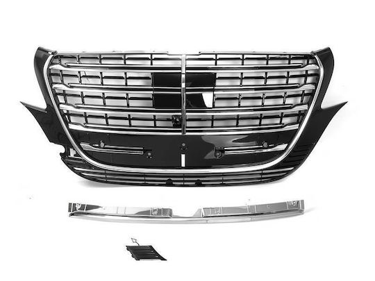 Μάσκα Mercedes-benz Vito W447 W448 24+ Amg Look Χρώμιο Μαύρο 1 Τεμάχιο