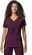 Cherokee Core Stretch Female Medical Blouse Burgundy