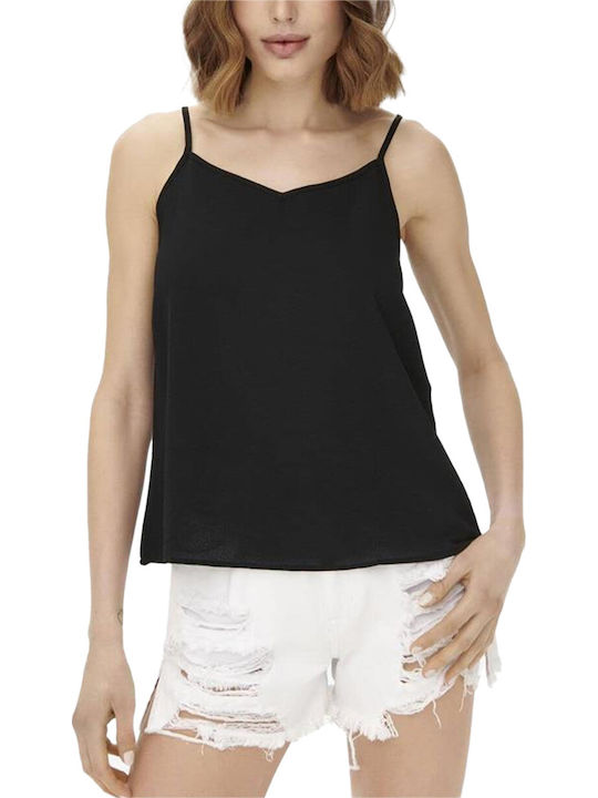Only Damen Bluse Schwarz