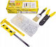 Tool Set 319 Pieces Press Handles Ties Brush Caliper Metal Saw