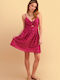 Sommer Mini Damenkleid Rosa