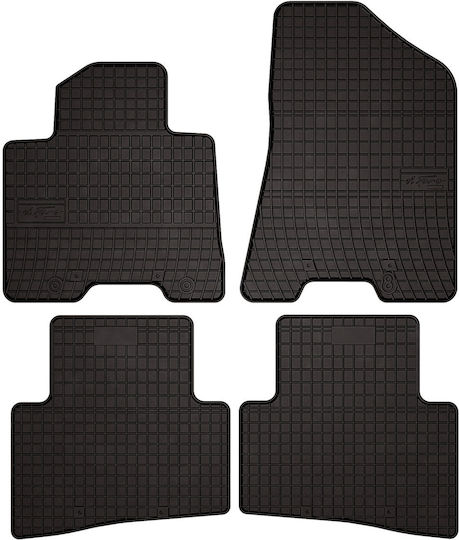 Gummi Auto Fußmatten Hyundai Tucson III SUV 2015-2020 Schwarz Passgenau