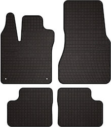 Rubber Car Mats Smart Forfour Ii Hatchback 2014-2020 Black Fitted Rubber Car Mats Smart Forfour Ii Hatchback 2014-2020 Black Fitted