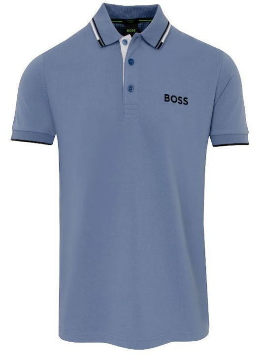 Boss Paddy Polo Мъжка Тениска С Къс Ръкав Светл...