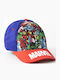 Cerda Kinderhut Jockey Stoff Avengers Blau