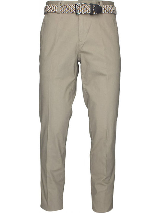 Herrenhose Chino Reguläre Passform Beiges