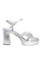 Damen Sandalen Silber