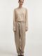 Pantalon Dama Tesatura Greige