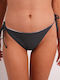Bikini Slip Cu Dantelă Negru