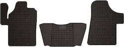 Rubber Car Mats Mercedes Vito Ii W639 Van 2003-2014 Black Fitted