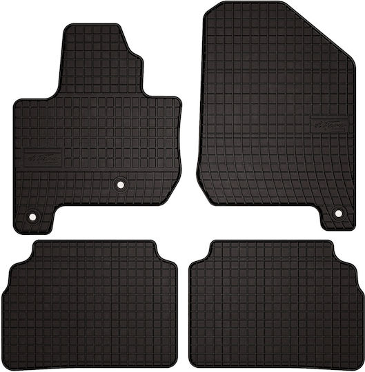 Rubber Car Mats Kia Soul Ev Hatchback 2013-2019 Black Fitted