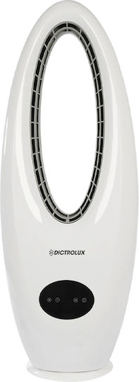 DictroLux 586171 Ventilator Klingenlos 45W mit Fernbedienung Weiß
