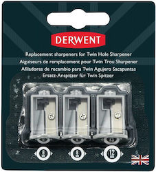 Derwent Elektrischer Anspitzer Graue 3Stücke