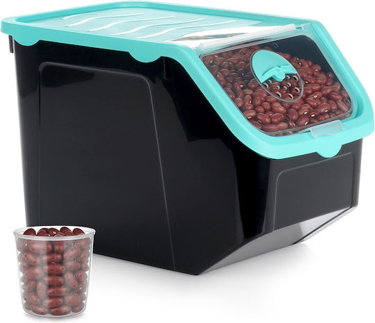 Vilde Caseta Utilizare Generală Cu Capac Plastic Negru 12000ml 1 Bucată