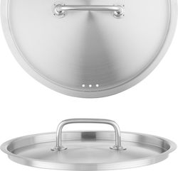 Hendi Stainless Steel Pot Lid for Pot 24cm