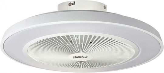 DictroLux 862200 Πλαφονιέρα 48cm με Φως Λευκή