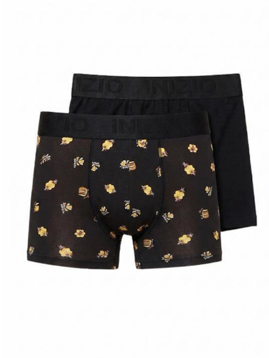 Men's Boxers Black/Yellow 2Pack