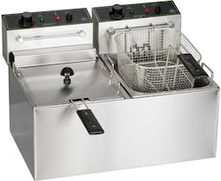 M&M equipment Electric Double Fryer Capacity 2x7lt F 70 C