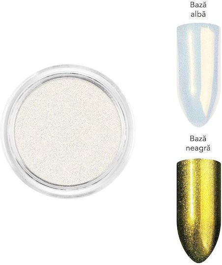 Chrome Moonlight Nageldesign Pigment Luxorise Galaxy Sun