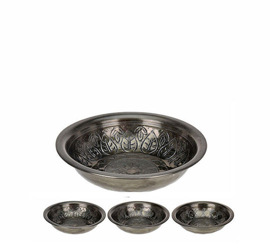 Zaros Zaros Dekorative Schale Aus Aluminium Schwarz