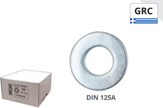 Ροδέλες Γαλβανιζέ Din 125α M16 30mm Κουτί 200τμχ