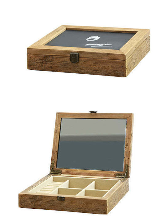 Zaros Casetă Pentru Bijuterii Din Lemn 30x24x7cm