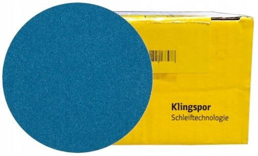 Klingspor Самозалепващ Абразивен Диск 125мм Ps36ck Gr80 50 Бройки Твърда Дървесина Пластмаси