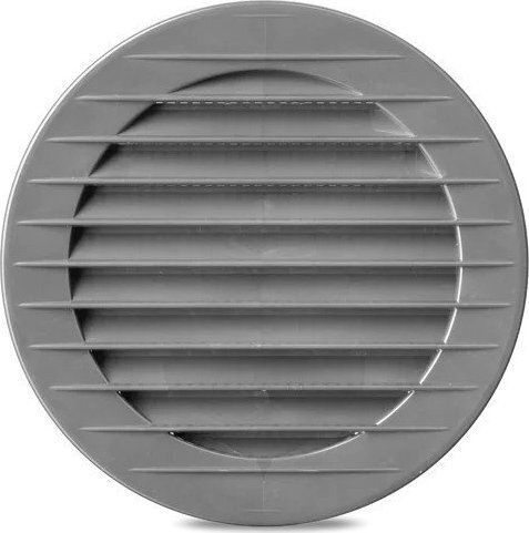 Airroxy Ventilation Grille Airroxy 02-220 Round Mesh Ø 90 Gray