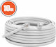Alista Home Cablu Telefonic Flat RJ11 6P4C 10m Alb (GLB_20303)