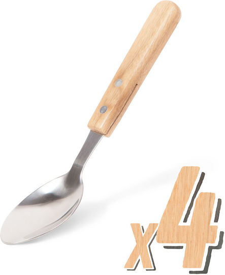 Alista Home Linguri Oțel Inoxidabil Bej 19cm 4 Bucăți