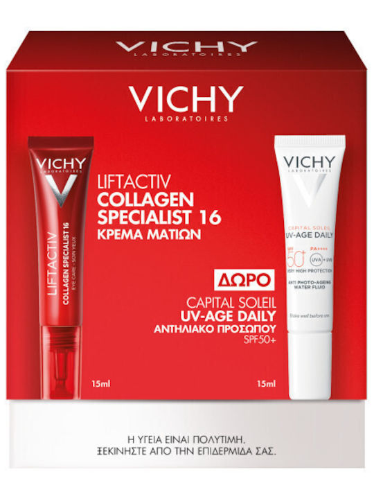 Vichy Liftactiv Collagen Specialist 16 Hautpflege-Set für Anti-Aging Aufhellung & Feuchtigkeitsspendend Vichy Liftactiv Collagen Specialist 16 Hautpflege-Set für Anti-Aging Aufhellung & Feuchtigkeitsspendend
