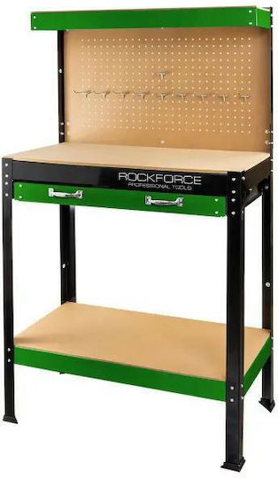 Rockforce Banc de Lucru pentru Unelte 80 Cm Sertar 100kg Panou Spate
