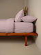 Sunshine Cotton Feelings 115 Single Bed Sheets Set with Rubber Hugger 105x205+30cm Rotten Apple 3 Pieces